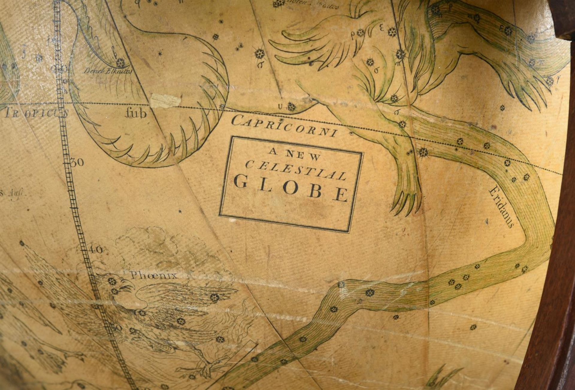 A RARE PAIR OF GEORGE III FIFTEEN-INCH LIBRARY TABLE GLOBES - Image 6 of 6