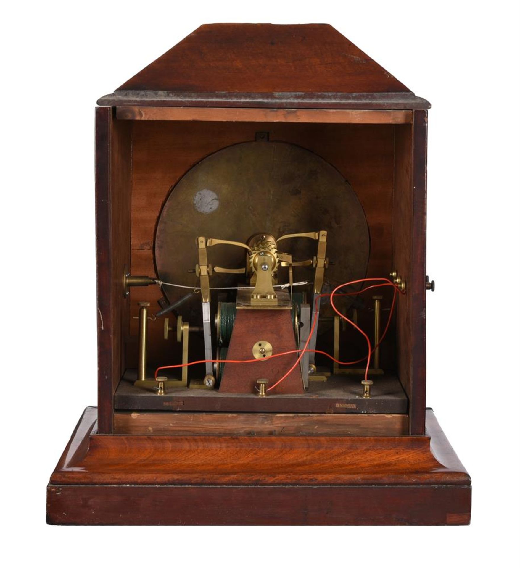 A RARE VICTORIAN MAHOGANY CASED ELECTROMAGNETIC WIND DIRECTION INDICATOR - Bild 3 aus 4