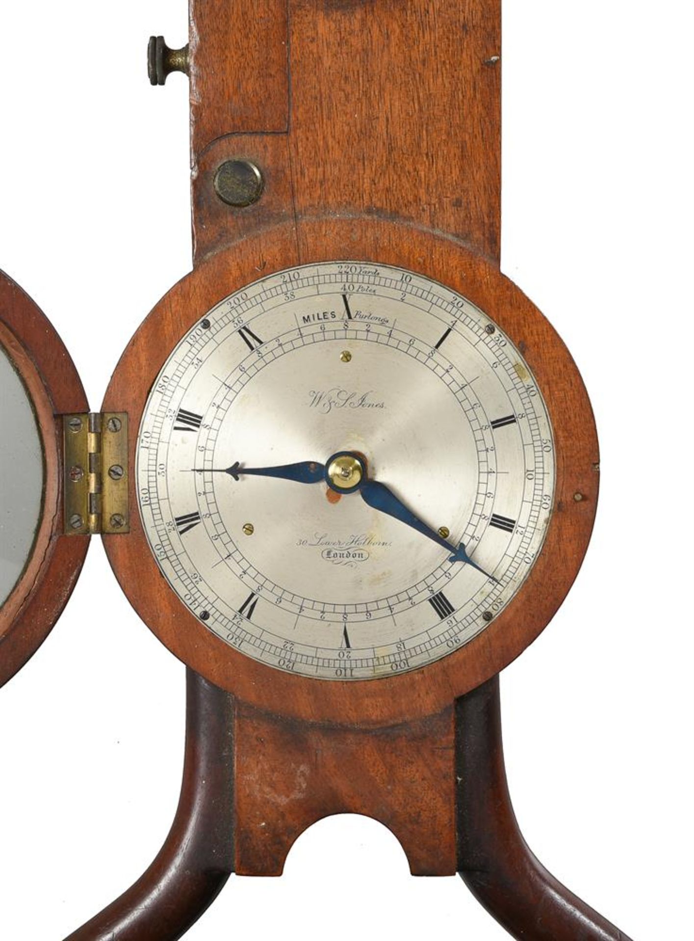 A RARE GEORGE III MAHOGANY HODOMETER OR WAYWISER - Image 2 of 6