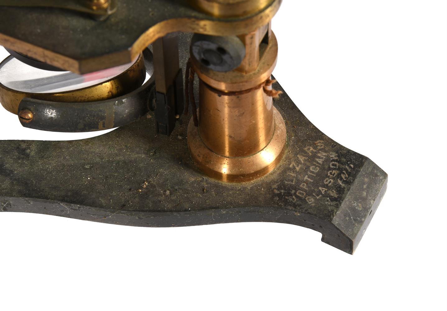 AN ENGLISH OXIDISED BRASS SEXTANT - Image 3 of 3