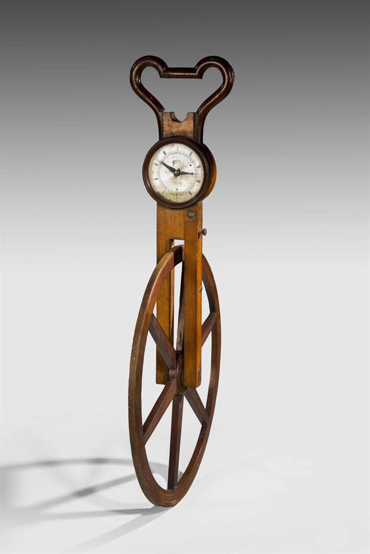 A RARE GEORGE III MAHOGANY HODOMETER OR WAYWISER - Image 3 of 6