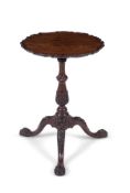 A GEORGE III MAHOGANY TRIPOD TABLE, CIRCA 1760