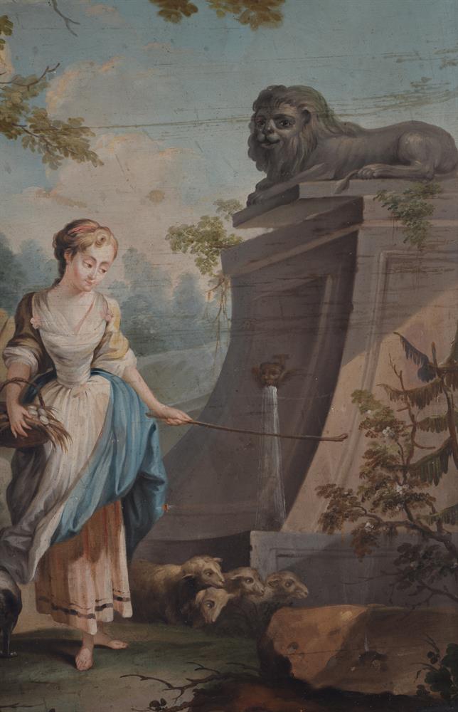 FOLLOWER OF FRANÇOIS BOUCHER, THE YOUNG SHEPHERDESS - Image 2 of 4