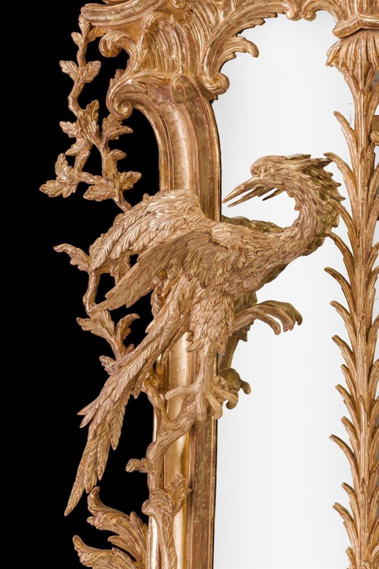 A PAIR OF MONUMENTAL CARVED GILTWOOD PIER MIRRORS, LATE 18TH OR 19TH CENTURY - Bild 8 aus 13