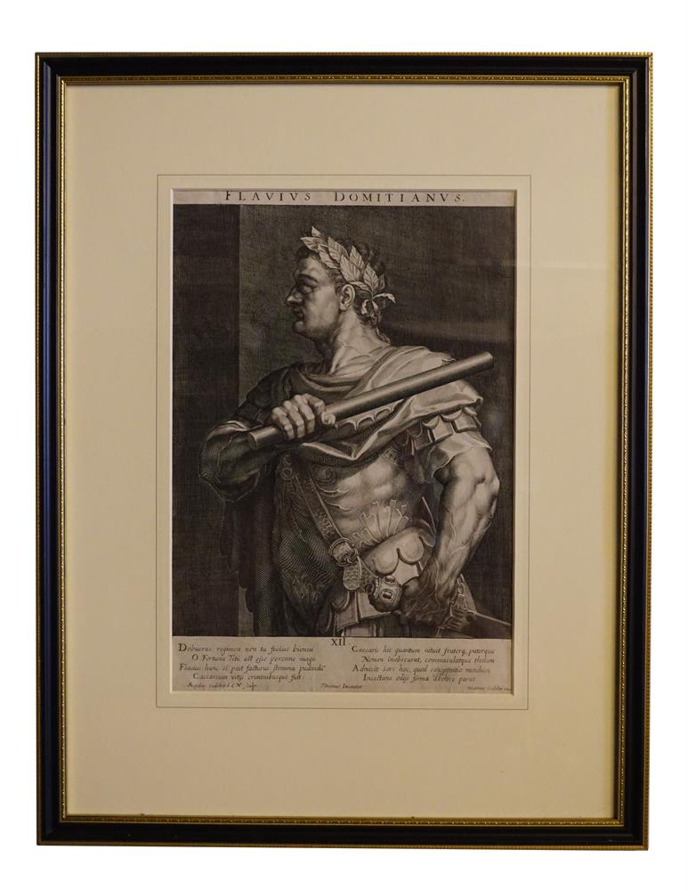 AEGIDIUS AND MARCUS SADELERA SET OF TWENTY FOUR ENGRAVINGS OF ROMAN EMPERORS AND EMPRESSES35 x 24c - Image 7 of 23