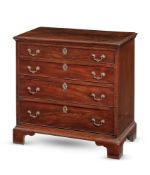 A MAHOGANY CHEST OF DRAWERS, IN GEORGE III STYLE