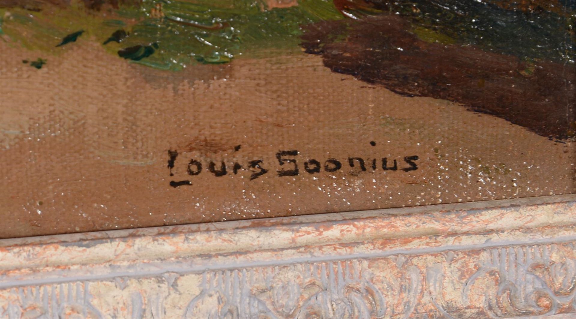 λ LOUIS SOONIUS (DUTCH 1883-1956), A WINDMILL IN A VILLAGE - Bild 3 aus 4