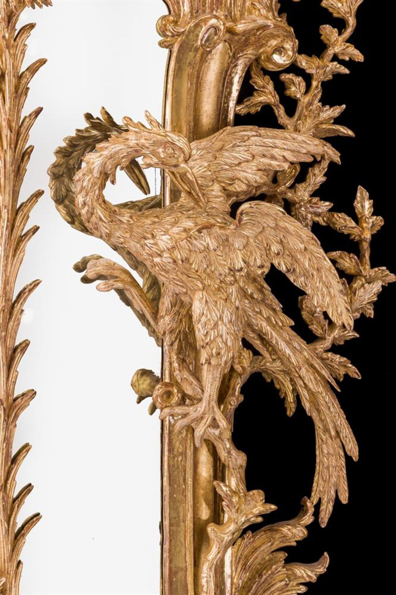 A PAIR OF MONUMENTAL CARVED GILTWOOD PIER MIRRORS, LATE 18TH OR 19TH CENTURY - Bild 7 aus 13