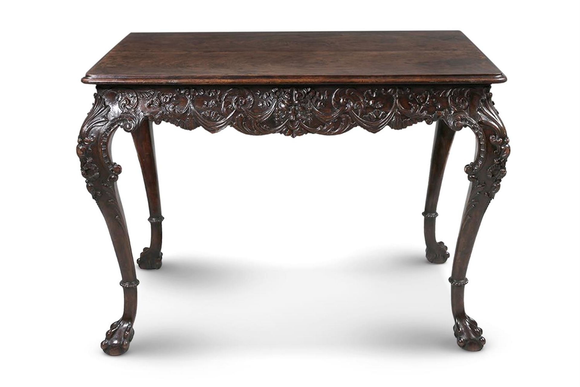 AN IRISH GEORGE II CARVED MAHOGANY CENTRE TABLE, CIRCA 1750 - Image 2 of 6