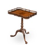 A GEORGE III MAHOGANY TRIPOD TABLE, CIRCA 1760