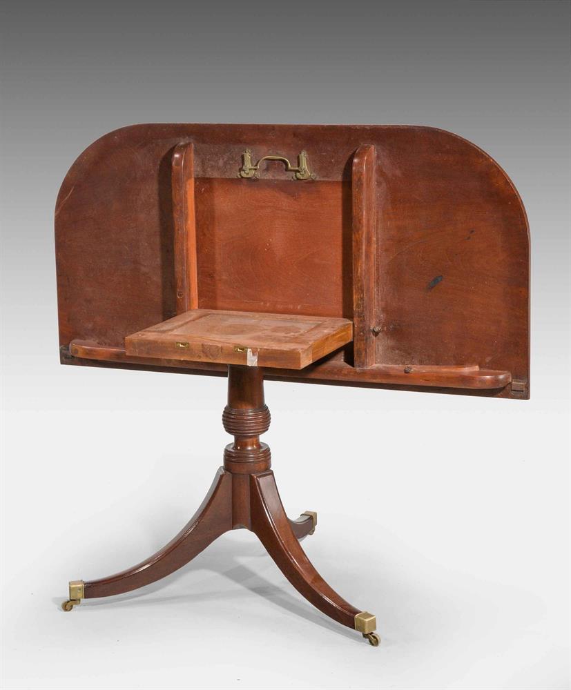 A MAHOGANY FIVE PILLAR DINING TABLE, CIRCA 1790 AND LATER - Image 15 of 18