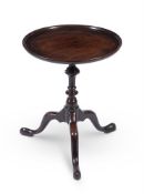 A GEORGE III MAHOGANY TRIPOD TABLE, CIRCA 1780