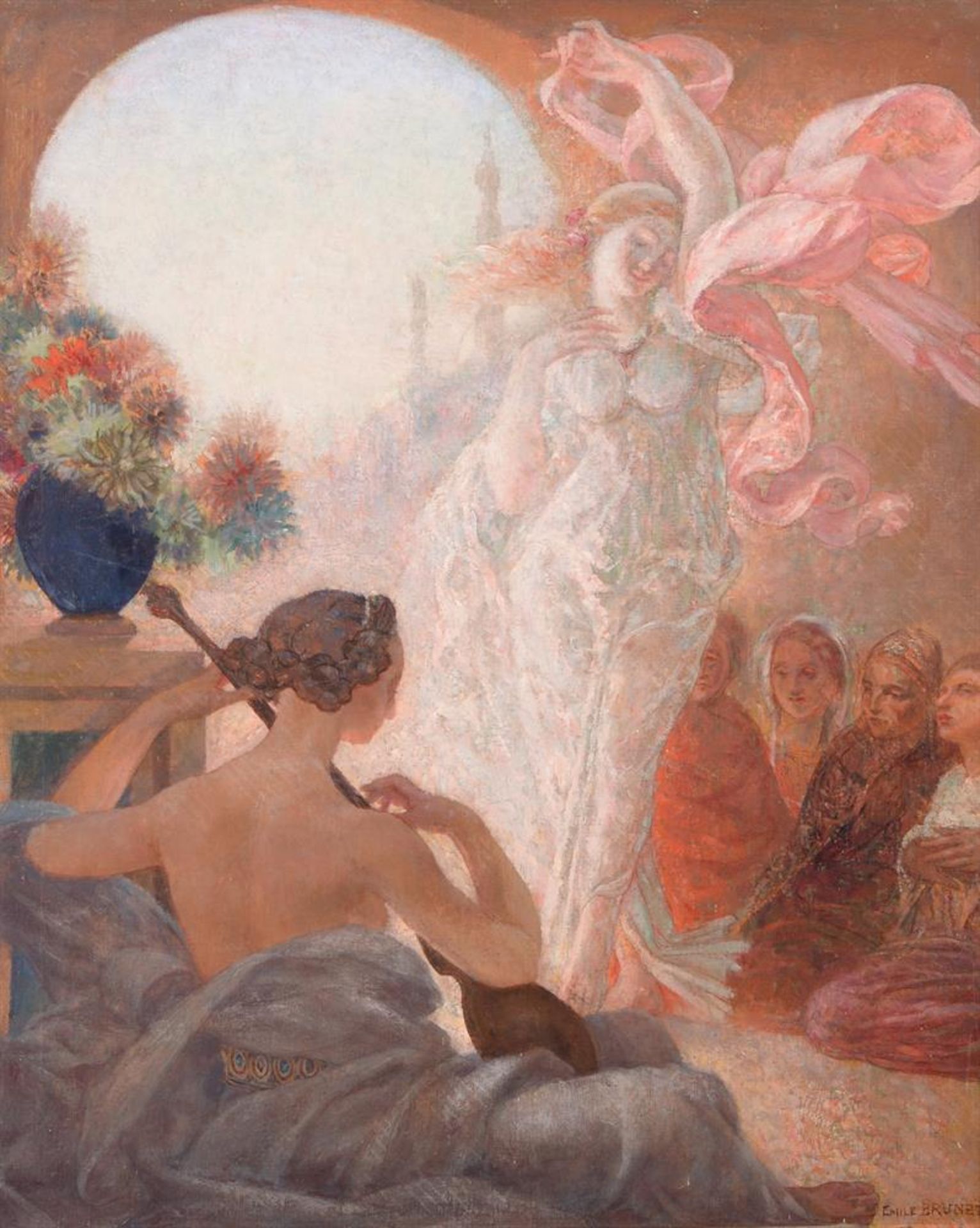 EMILE JEAN MARIE BRUNET (FRENCH 1869-1943), THE DANCING MAIDEN - Bild 2 aus 4