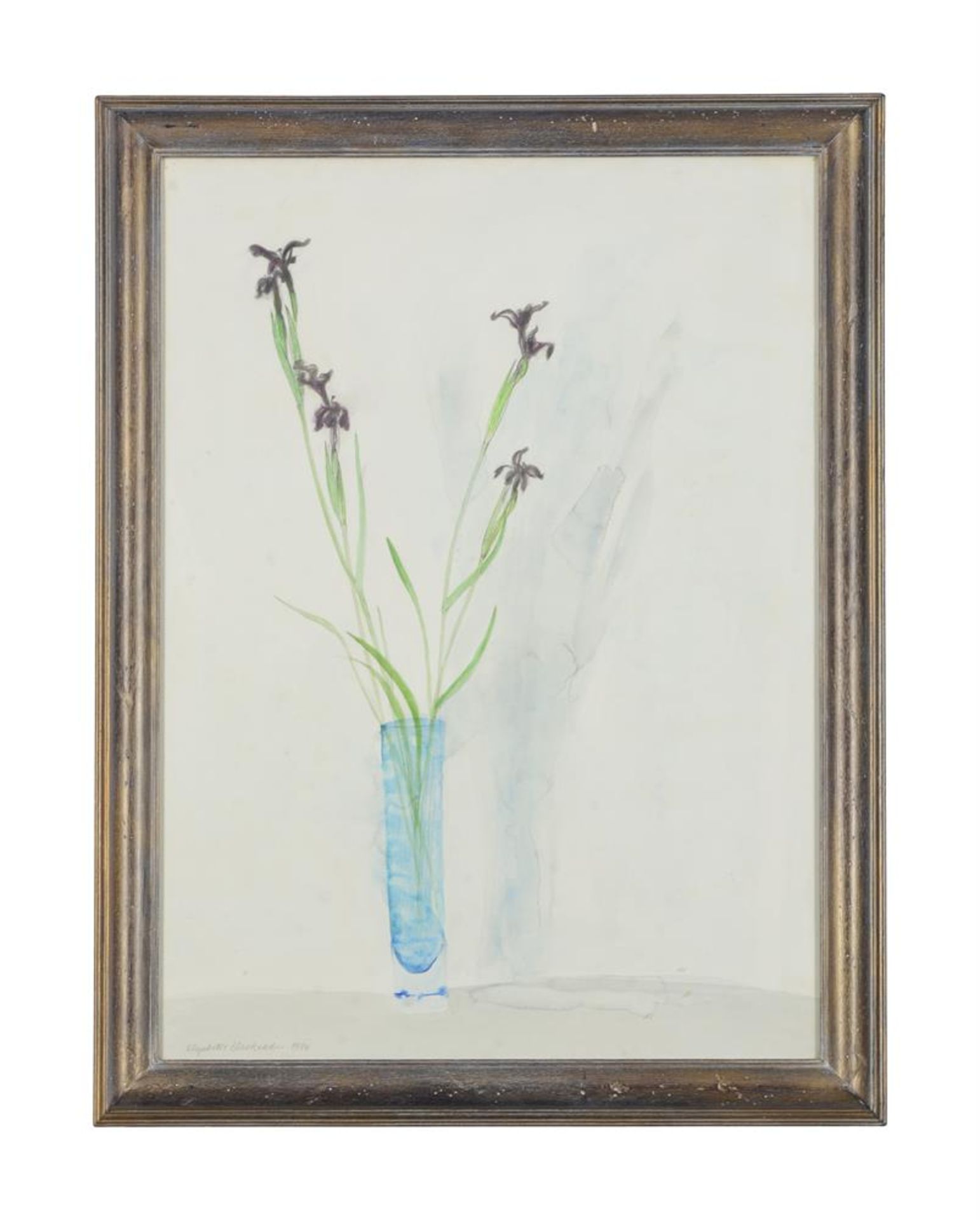 λ DAME ELIZABETH VIOLET BLACKADDER (BRITISH 1931-2021), SIBERIAN IRISES - Image 2 of 3