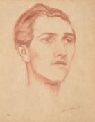 λ NINA HAMNETT (BRITISH 1890-1956), PORTRAIT OF ALAN PRYCE-JONES