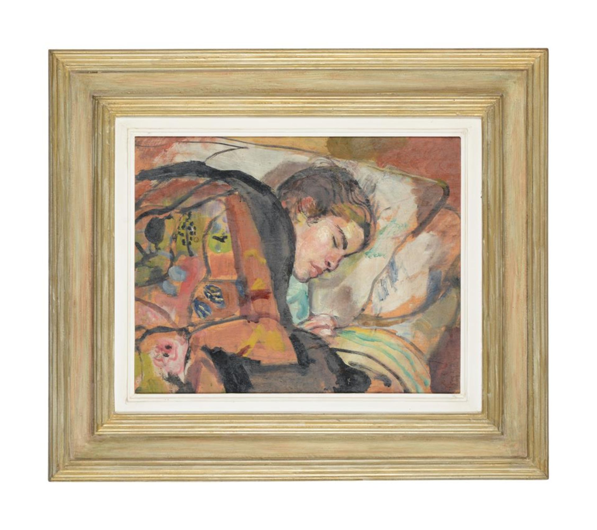 λ RUSKIN SPEAR (BRITISH 1911-1990), STUDY OF THE ARTIST'S WIFE, SLEEPING - Image 2 of 4