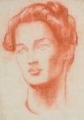 λ FRANK DOBSON (BRITISH 1886-1963), PORTRAIT OF A YOUNG WOMAN