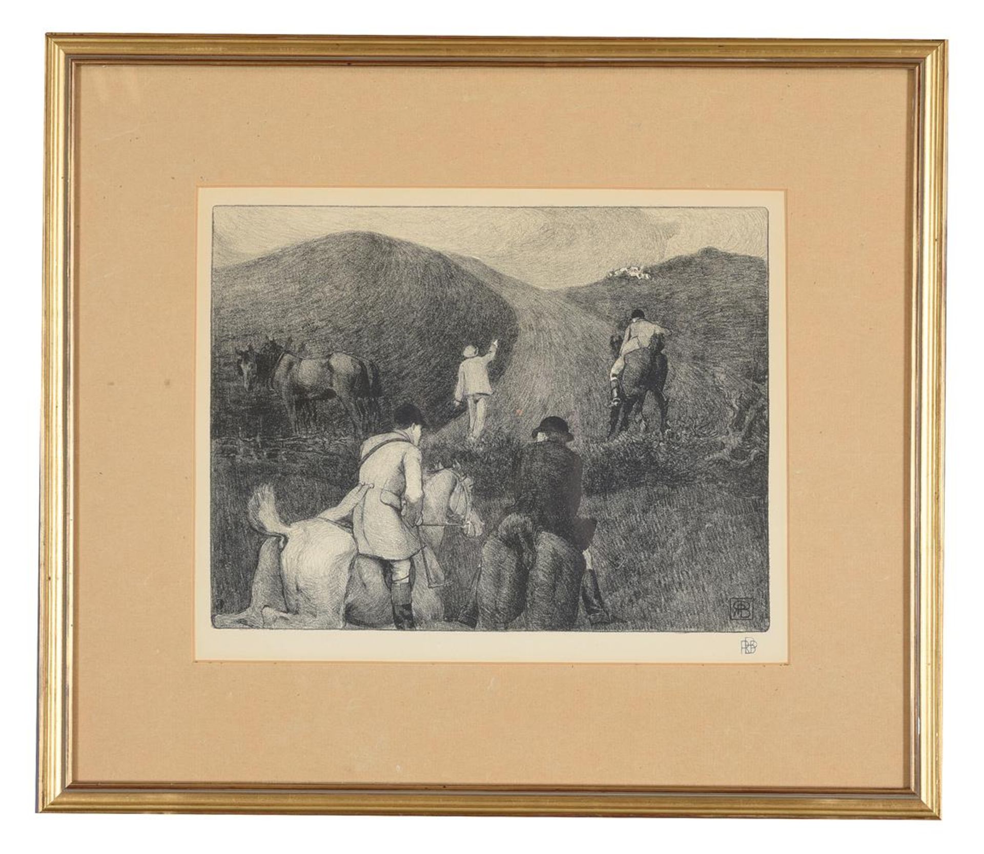 ROBERT POLHILL BEVAN (BRITISH 1865-1925), FOUR HUNTING SCENES - Image 7 of 9