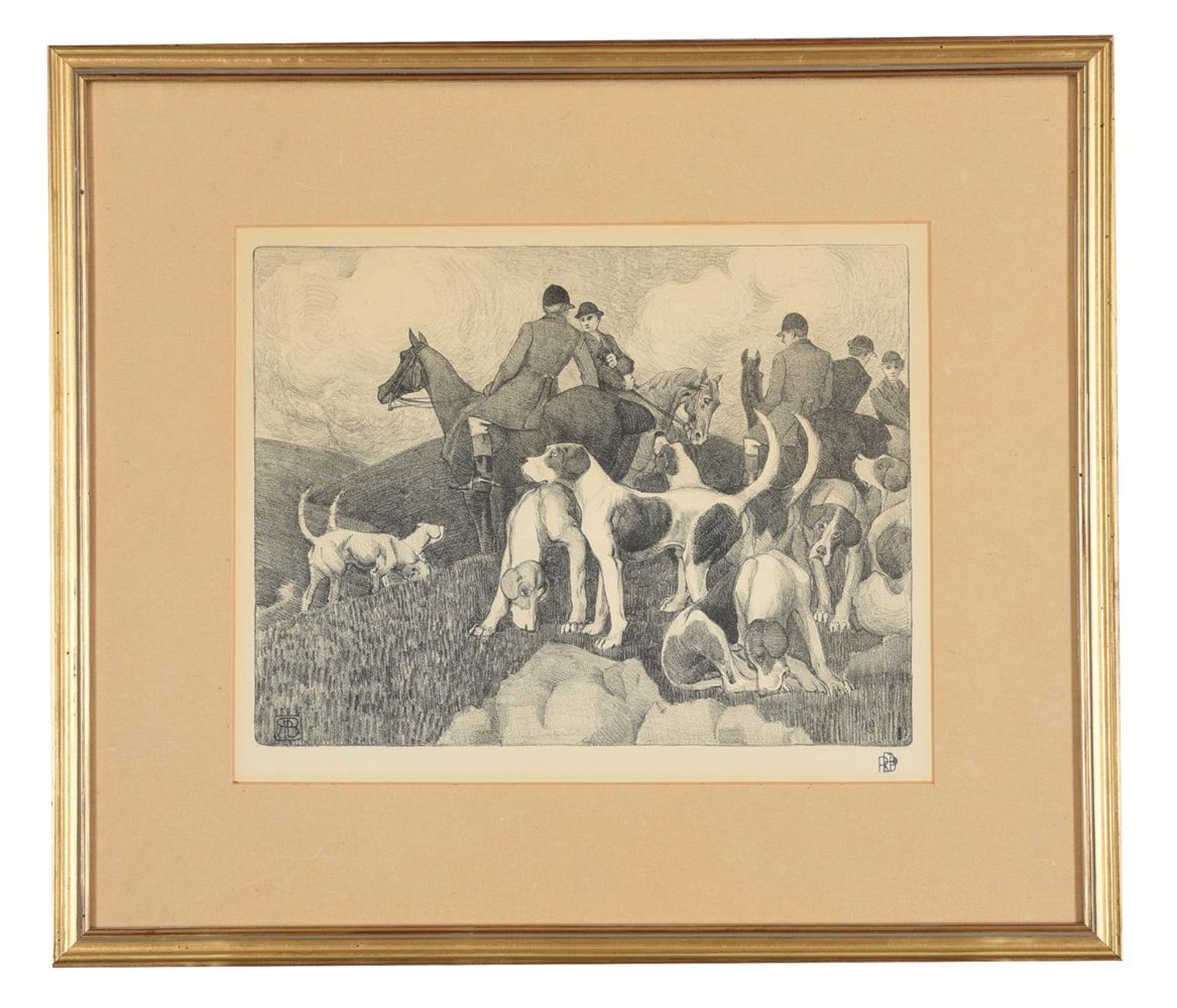 ROBERT POLHILL BEVAN (BRITISH 1865-1925), FOUR HUNTING SCENES - Image 8 of 9