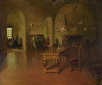 SIR JOHN LAVERY (IRISH 1856-1941), THE DINING ROOM AT LENNOXLOVE