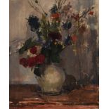 λ RODRIGO MOYNIHAN (BRITISH 1910-1991), STILL LIFE OF FLOWERS IN A VASE