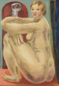 λ DUNCAN GRANT (BRITISH 1885-1978), SEATED NUDE