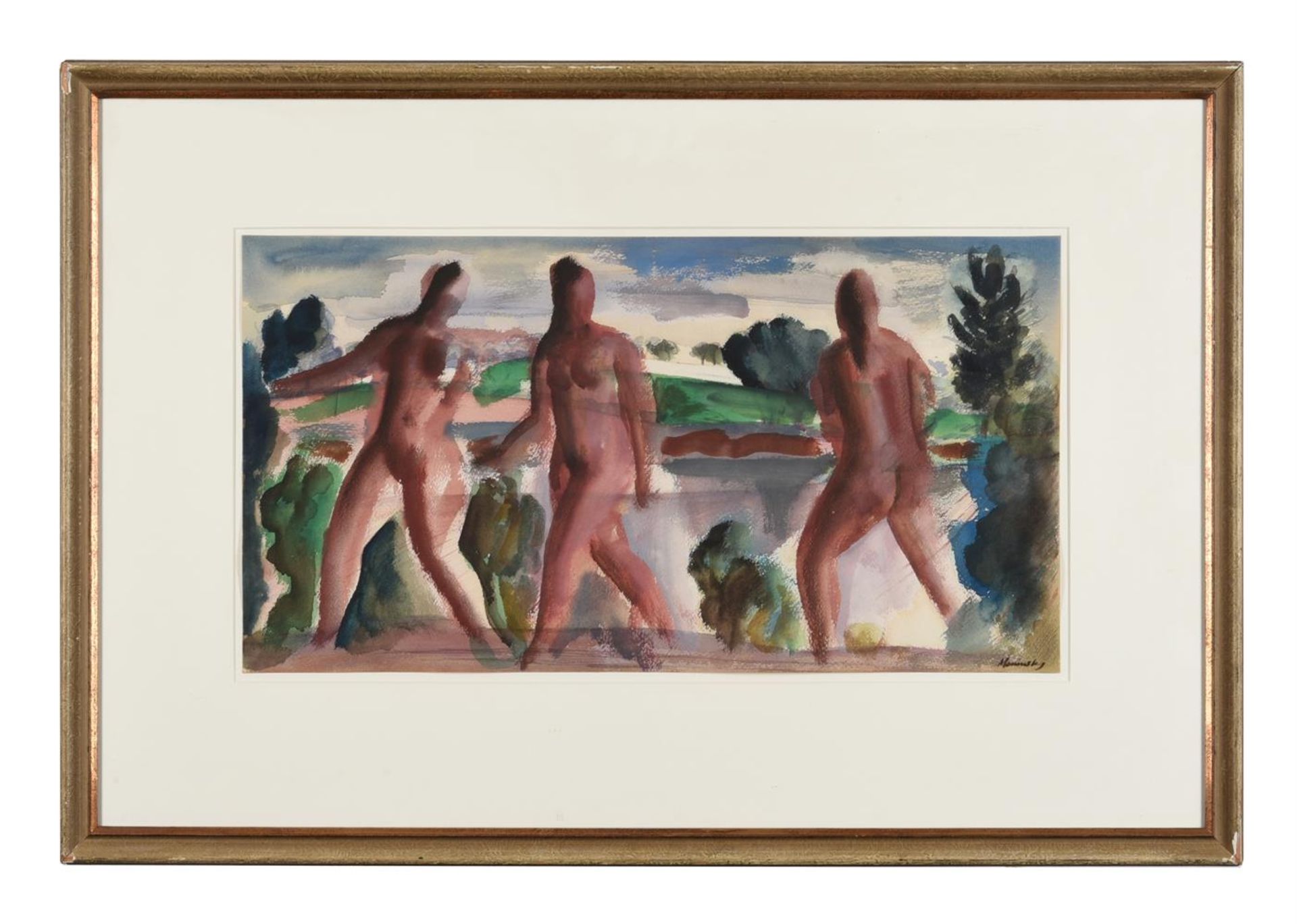 BERNARD MENINSKY (BRITISH 1891-1950), THE BATHERS - Bild 2 aus 3