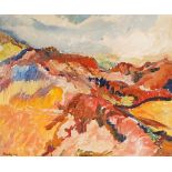 λ DAVID BOMBERG (BRITISH 1890-1957), HILLS ABOVE CHRISOSTOMAS MONASTERY, CYPRUS