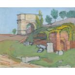 λ CLAUDE MAURICE ROGERS (BRITISH 1907-1979), RUINS IN PROVENCE