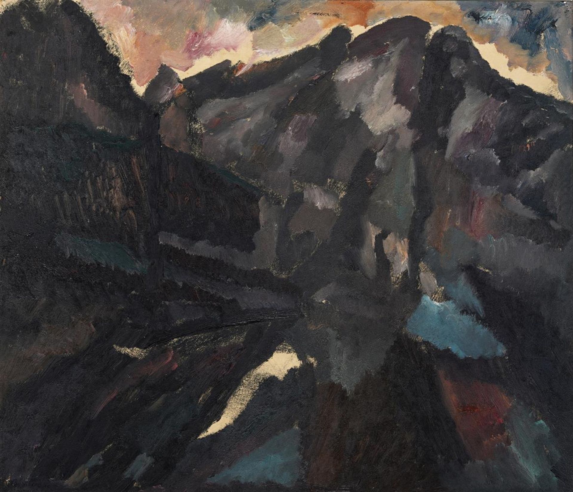 λ DAVID BOMBERG (BRITISH 1890-1957), HILLS NEAR RONDA, NOCTURNE