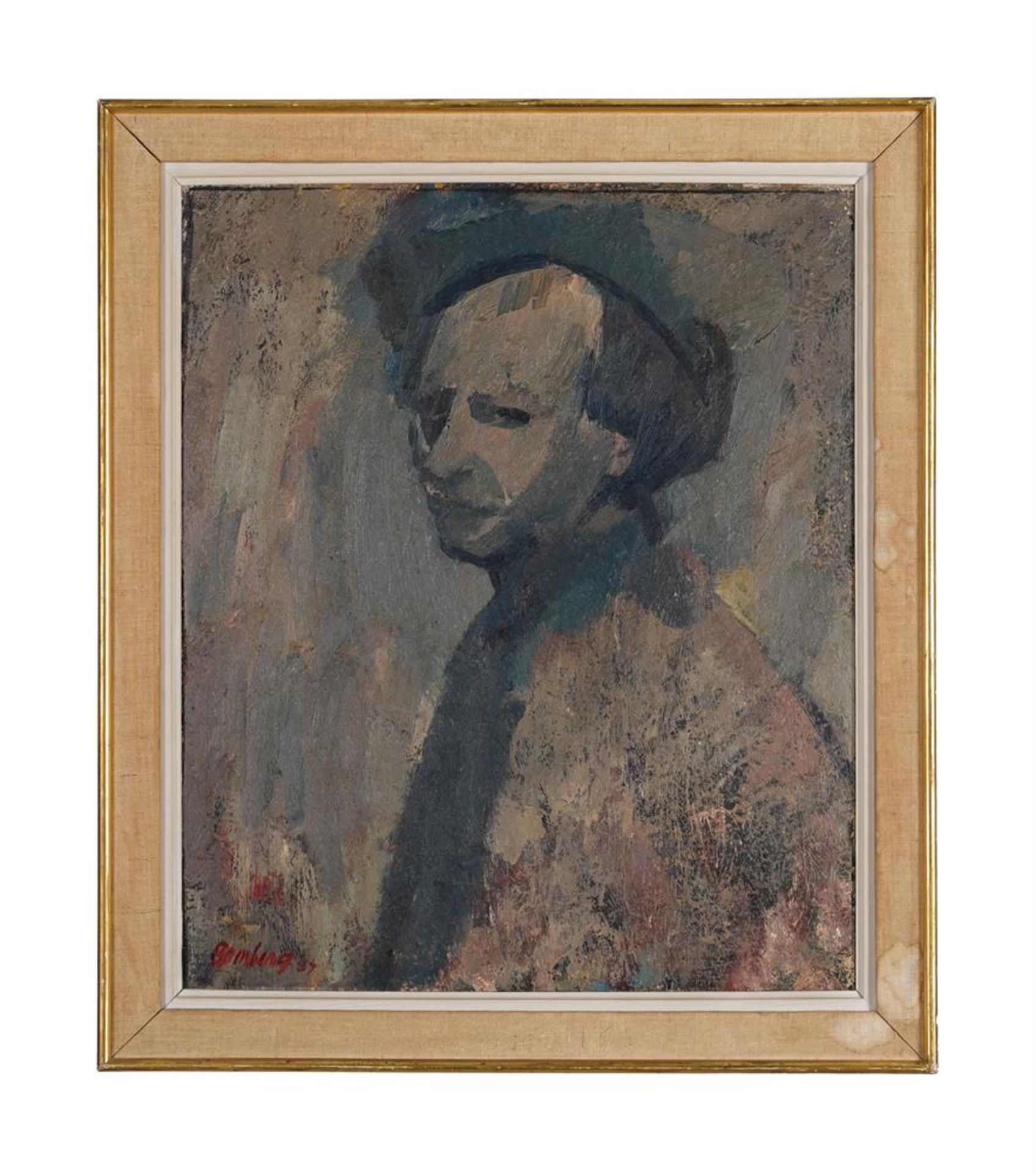 λ DAVID BOMBERG (BRITISH 1890-1957), SELF-PORTRAIT - Image 2 of 3