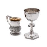 A VICTORIAN SILVER WINE CUP