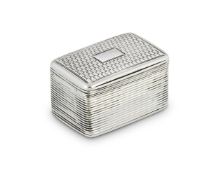 A VICTORIAN SILVER RECTANGULAR NUTMEG GRATER