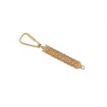 A GOLD COLOURED KEY CHAIN