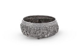 A BURMESE SILVER BOWL