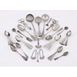 A COLLECTION OF SILVER FLATWARE