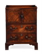 A GEORGE III MAHOGANY NIGHT COMMODE, IN THE MANNER OF THOMAS CHIPPENDALE, CIRCA 1780