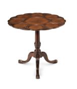 A GEORGE III MAHOGANY 'WHEATSHEAF' TRIPOD SUPPER TABLE, POSSIBLY IRISH, CIRCA 1780