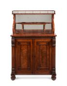 A REGENCY MAHOGANY SIDE CABINET, BY GILLOWS, CIRCA 1820