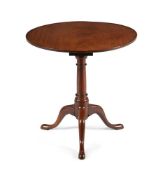 A GEORGE III MAHOGANY TRIPOD TABLE, SECOND HALF 18TH CENTURY