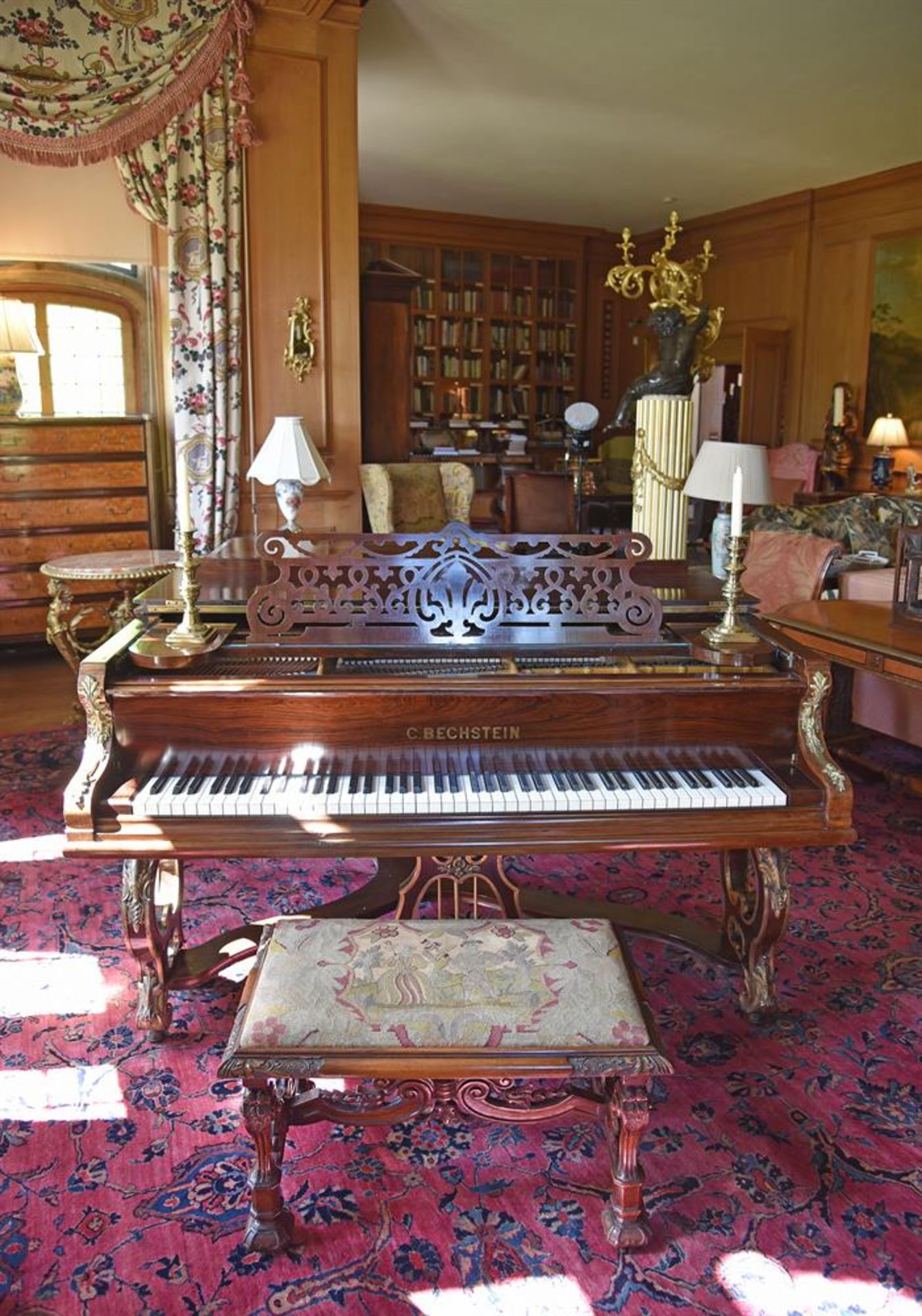 Y A BECHSTEIN ROSEWOOD AND ORMOLU MOUNTED GRAND PIANO, CIRCA 1897 - Bild 2 aus 13