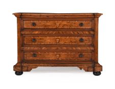 AN ITALIAN WALNUT AND INLAID COMMODE, FIRST HALF 18TH CENTURY