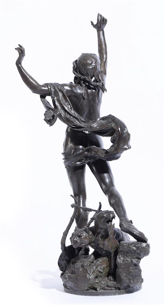 AFTER RAOUL CHARLES VERLET (1857-1923), A BARBEDIENNE CAST BRONZE OF ORPHEUS - Image 4 of 6