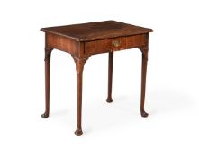 A GEORGE I 'RED WALNUT' SIDE TABLE, CIRCA 1725