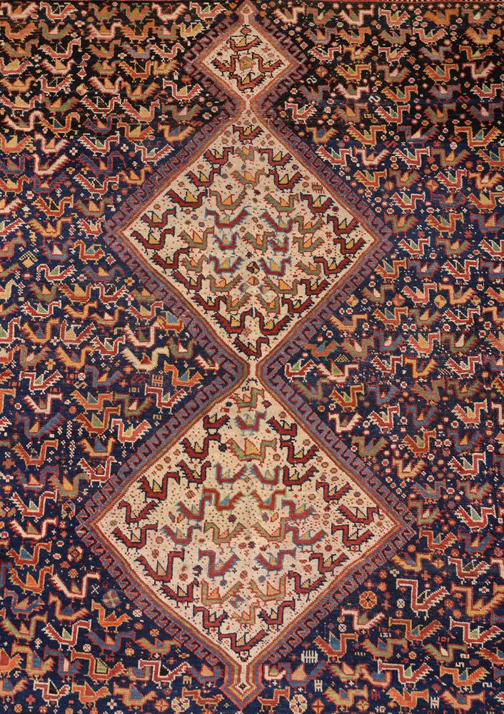 A KHAMSEH RUG, CIRCA 1890, approximately 244 x 157cm - Image 3 of 3