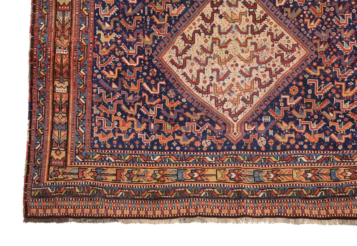 A KHAMSEH RUG, CIRCA 1890, approximately 244 x 157cm - Image 2 of 3