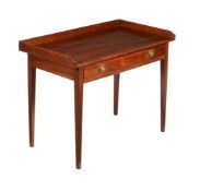 A REGENCY MAHOGANY DRESSING TABLE