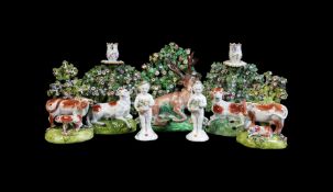 A SELECTION OF DERBY AND DERBY-STYLE PORCELAIN