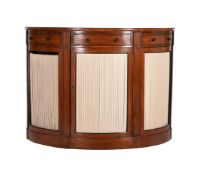 A MAHOGANY SIDE CABINET