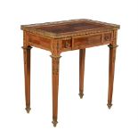 Y A FRENCH ROSEWOOD AND GILT METAL MOUNTED TABLE